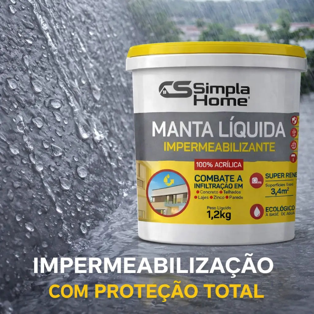 Manta Líquida Emborrachada Impermeabilizante - Envio rápido