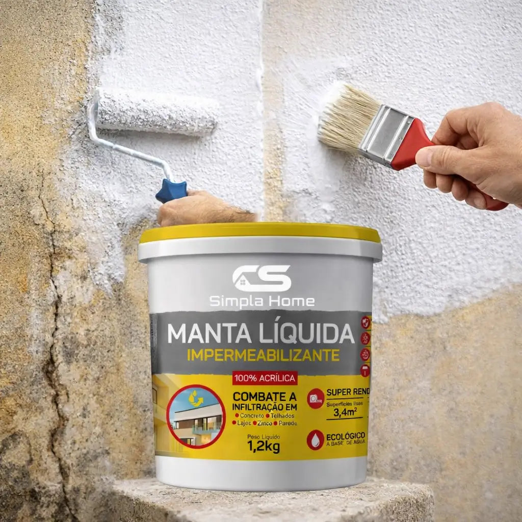 Manta Líquida Emborrachada Impermeabilizante - Envio rápido