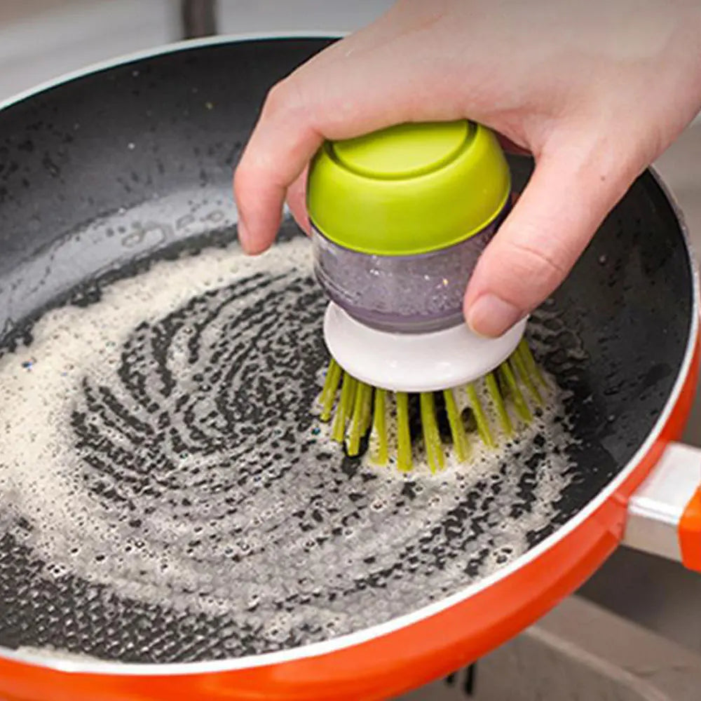 Escova de Limpeza com Dispenser
