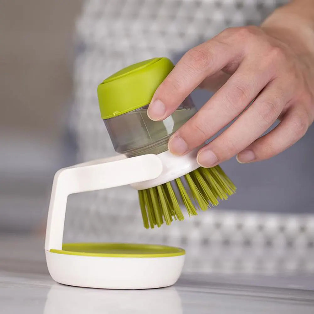 Escova de Limpeza com Dispenser