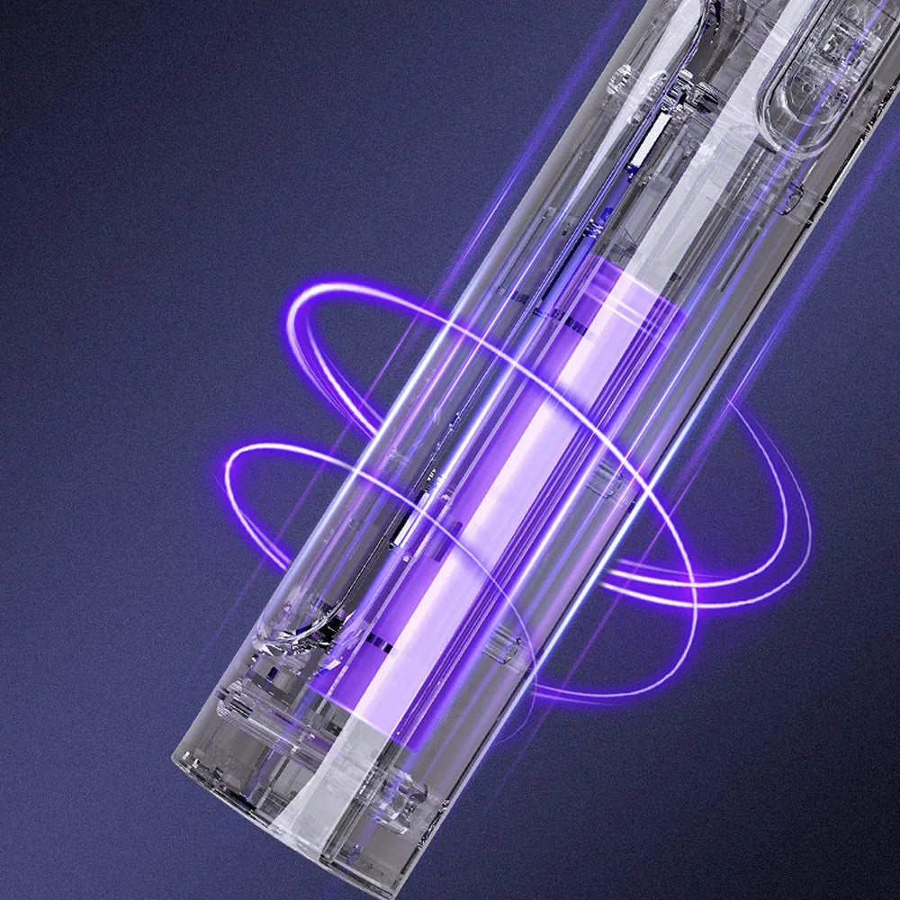 Raquete elétrica com luz UV - Envio nacional