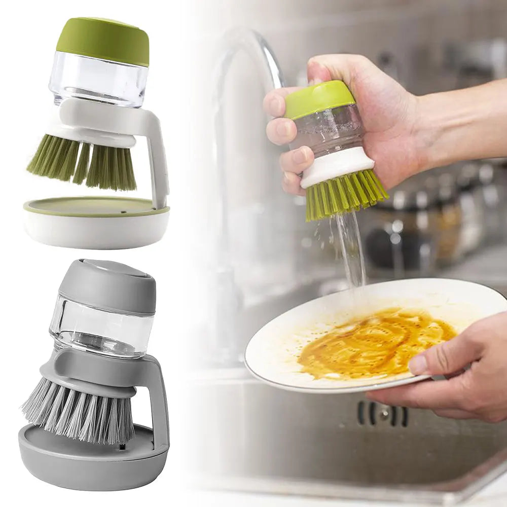 Escova de Limpeza com Dispenser