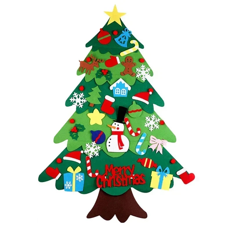 Árvore de Natal Infantil + 32 decorações (COMPRE HOJE E GANHE 1 PISCA PISCA DE BRINDE)