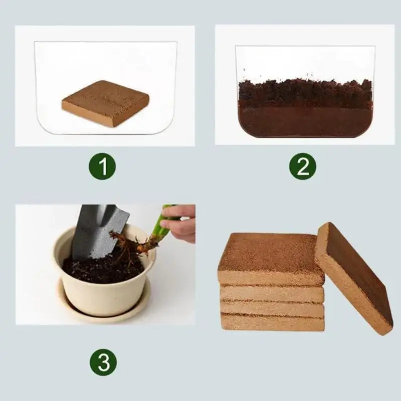 Adubo Premium de casca de coco - Kit Promocional com 3 unidades