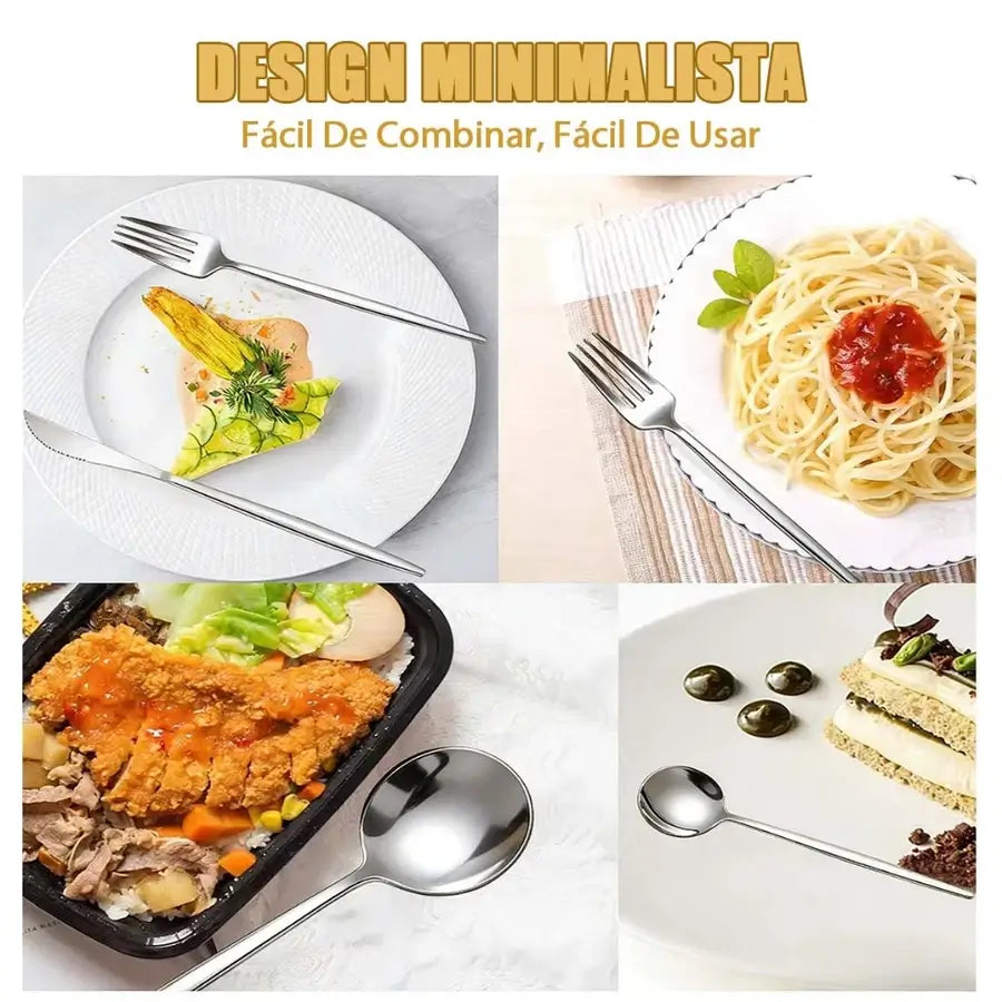 Kit de Talheres Slim Luxo - Envio nacional