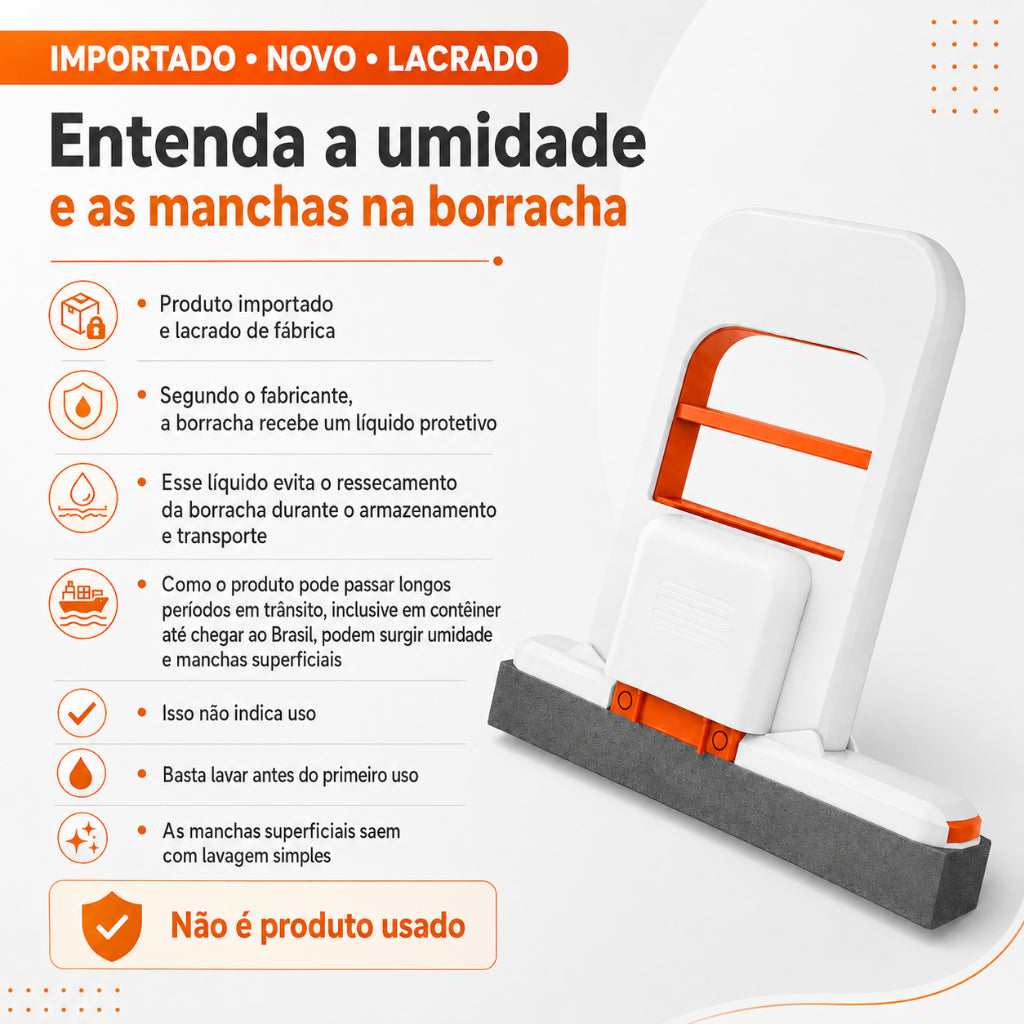 Mini mop limpa e seca