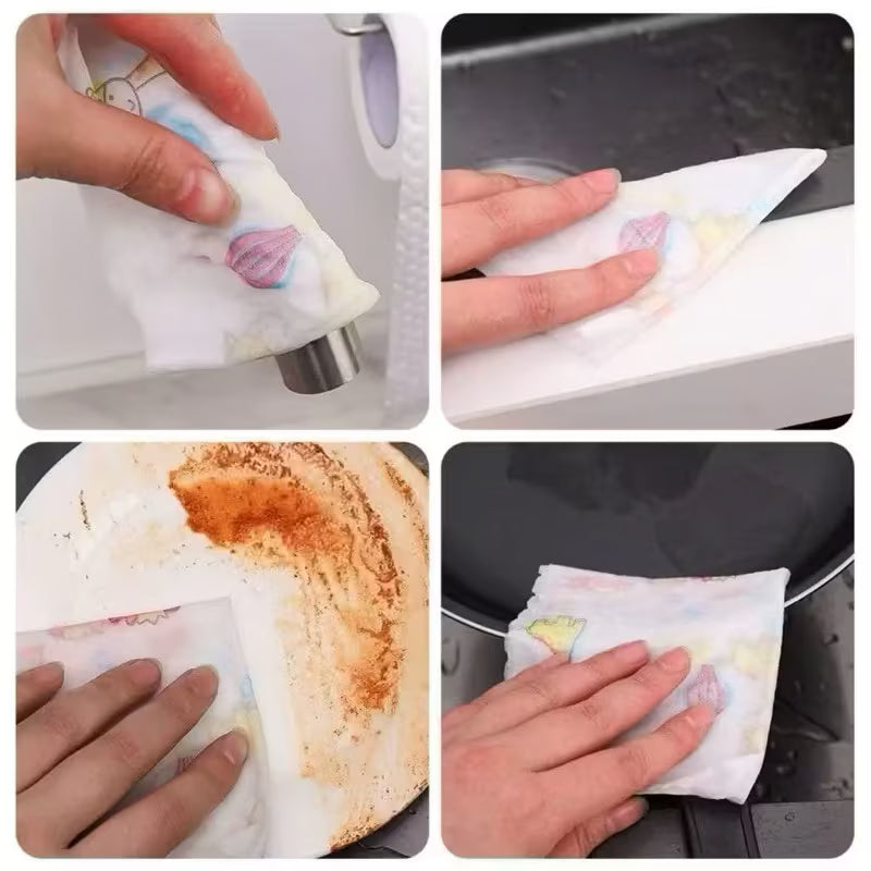 Rolo Reutilizável Panos de Limpeza -