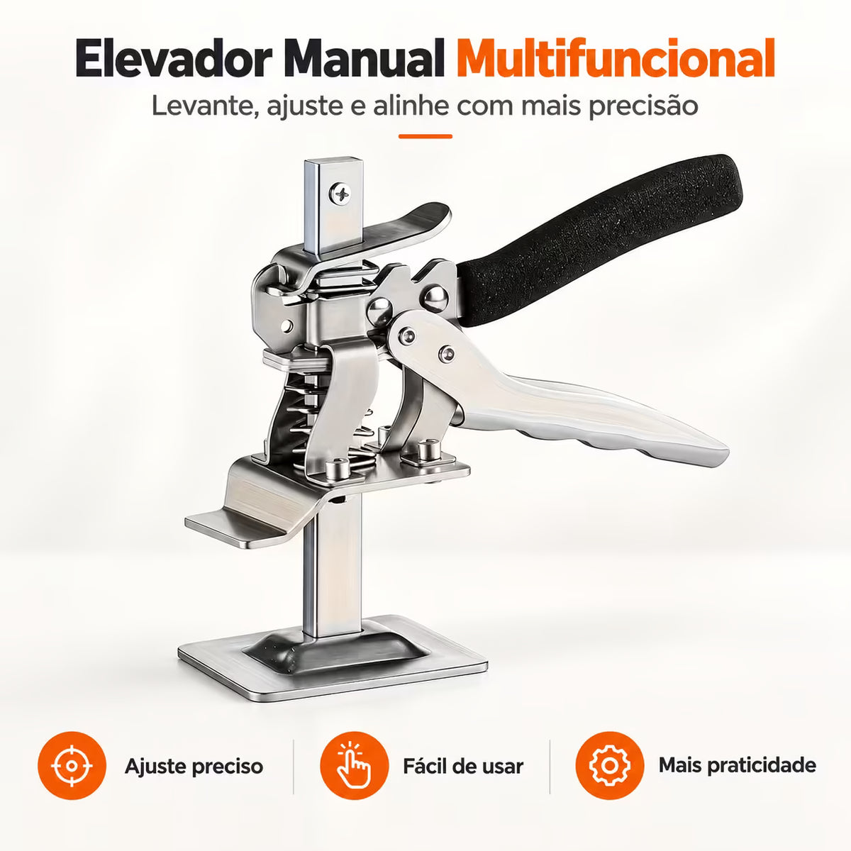 Elevador Manual Multifuncional – Ajuste de Portas, Móveis e Revestimentos - Envio nacional