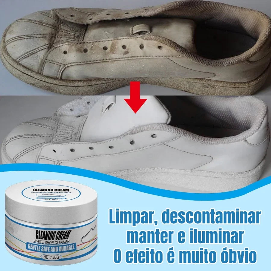 Creme de limpeza Cleaning Cream + Esponja de brinde (Estoque no Brasil + Frete Grátis)