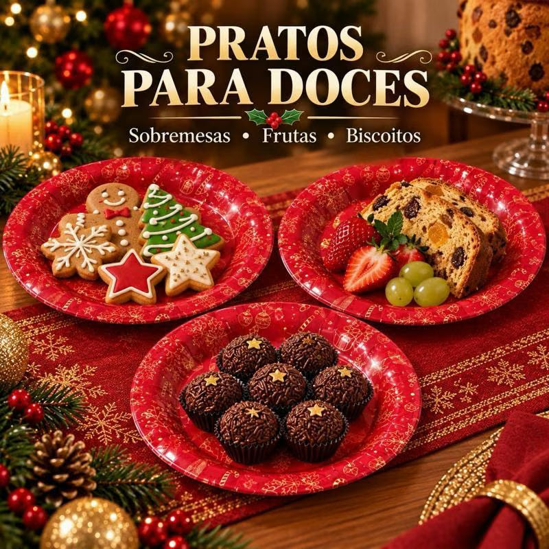 Kit Natalino Completo vermelho com nove peças — foto 6