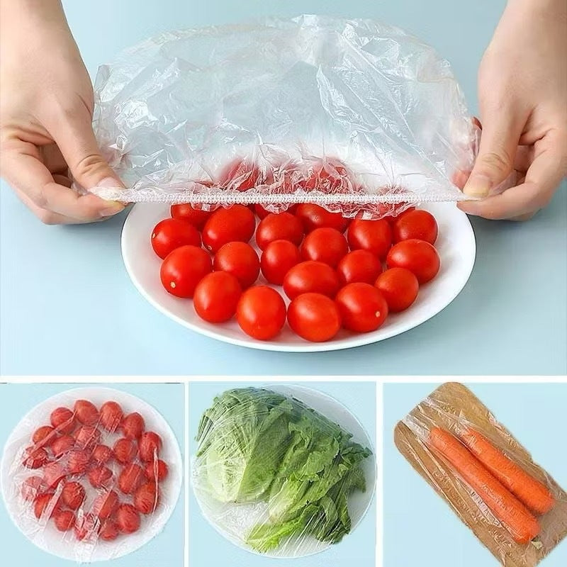 Kit de tampas plásticas descartáveis para alimentos - foto 4