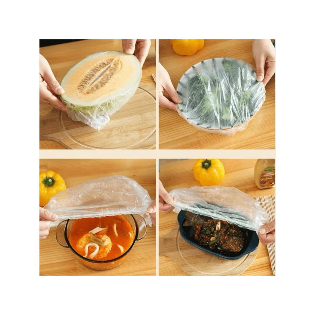 Kit de tampas plásticas descartáveis para alimentos - foto 5