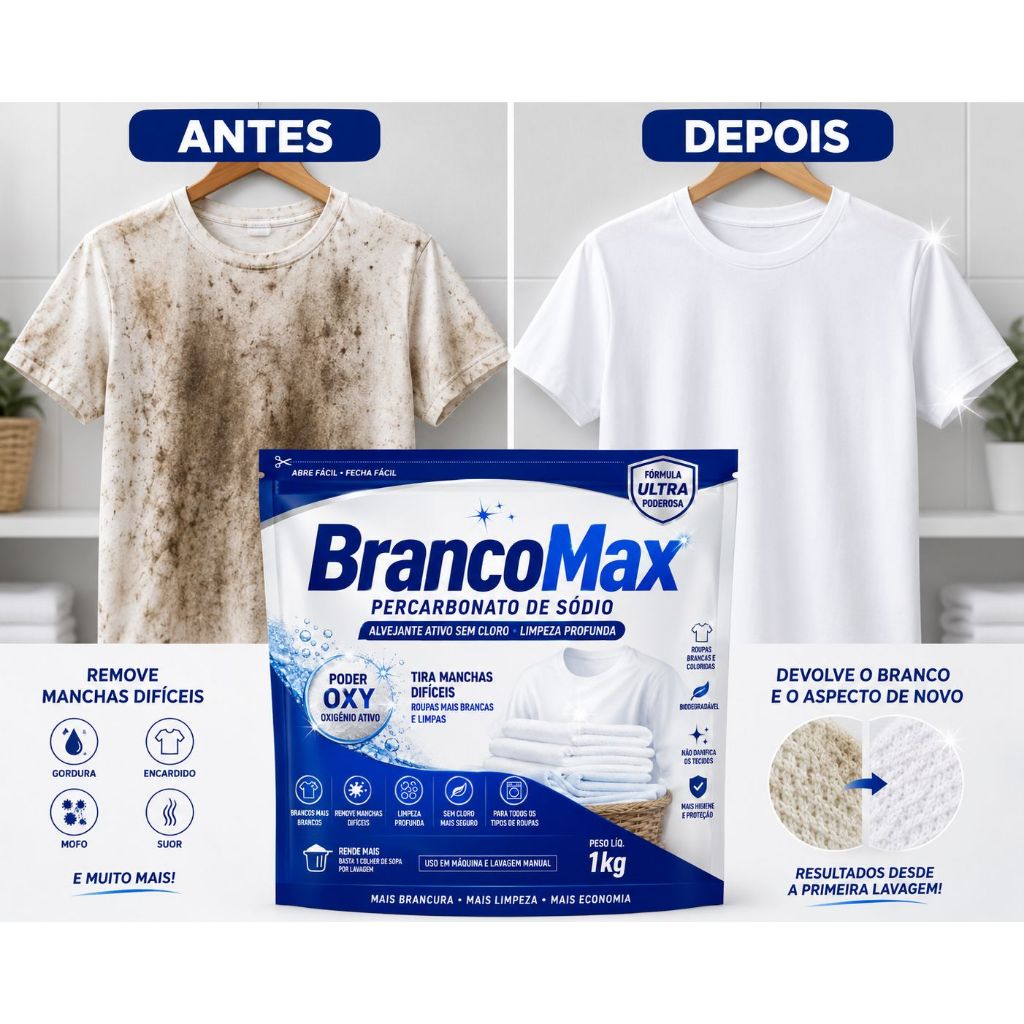 Percarbonato de Sódio BrancoMax - imagem 8