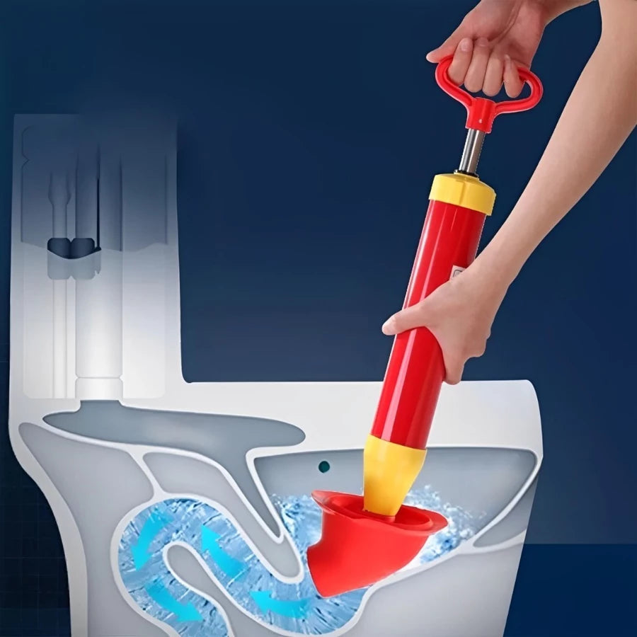 Desentupidor de vaso sanitário com pressão