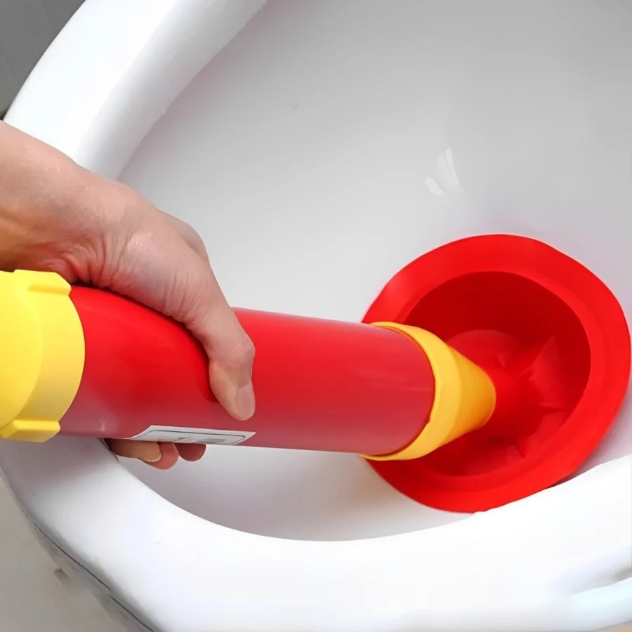 Desentupidor de vaso sanitário com pressão